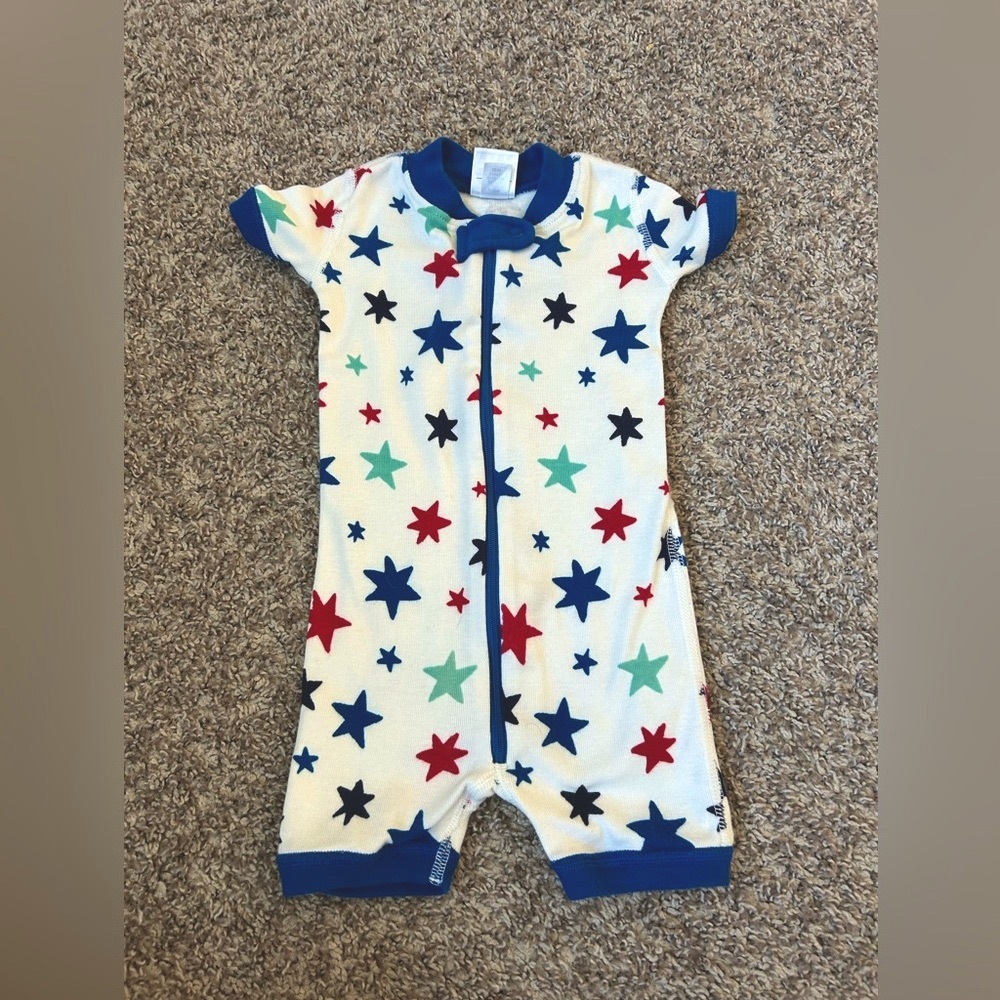 Hanna Andersson Colorful Star Baby Romper